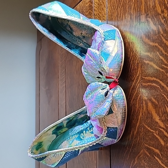 Irregular Choice Minoa cobra python snake shoes size 39 blue - Picture 13 of 14